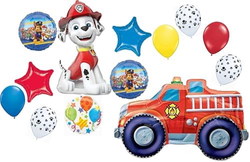 Anagram Paw Print Balloon Bouquet Decorations for Birthday Party