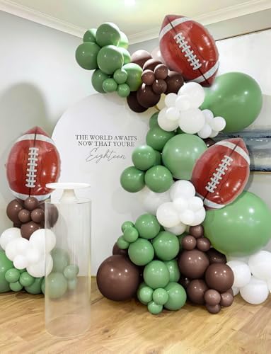 Football Balloon Garland Arch Kit 130pcs