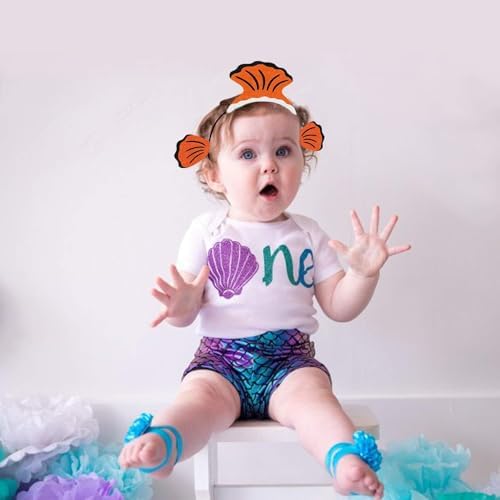 Ciyvolyeen 12Pcs Sea Animal Party Headbands