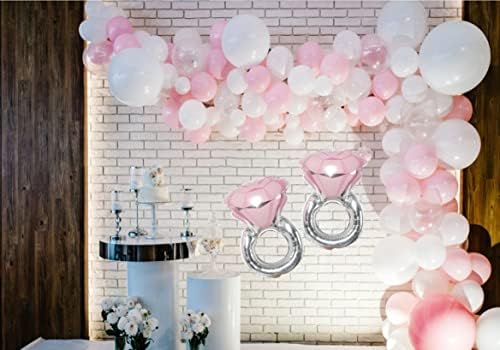2Pcs Ring Foil Balloons 28 Inches Wedding Decoration