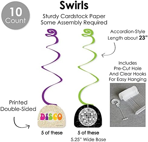 70s Disco Party Decor Kit - 51 Pieces