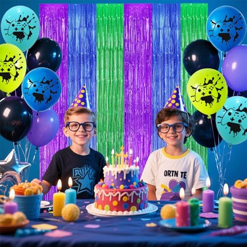 22pcs Video Game Birthday Decorations Set