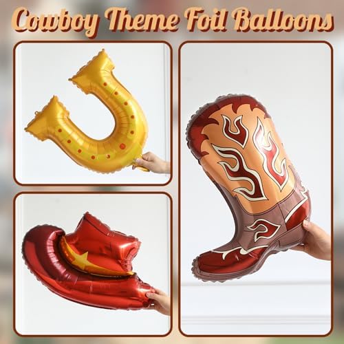 Western Cowboy Balloon Arch Kit 168 pcs