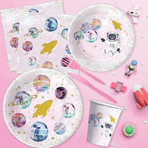 Space Birthday Party Set For Girl 24 Piece
