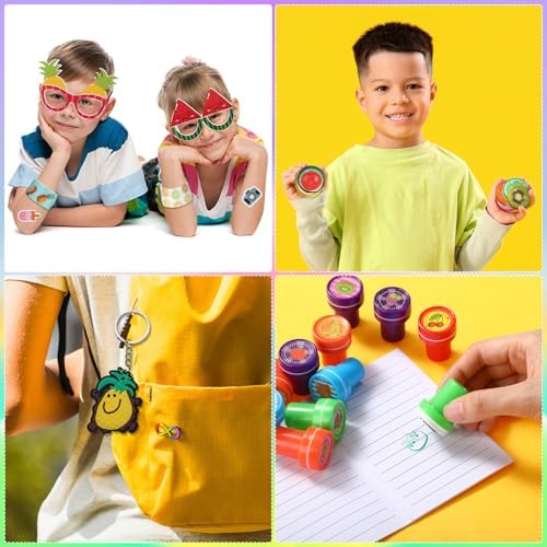 Blosssound 96 Pcs Summer Fruit Party Favors Set