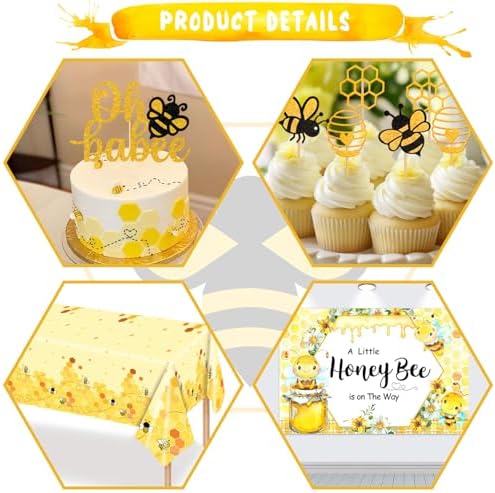 Bumble Bee Baby Shower Decorations Set