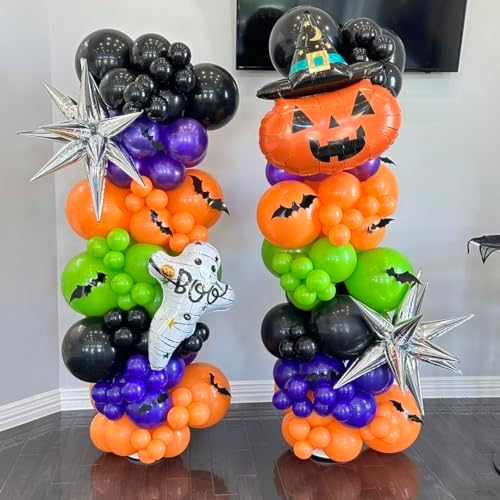 Halloween Balloons Decorations 60PCS 12 Inch Set