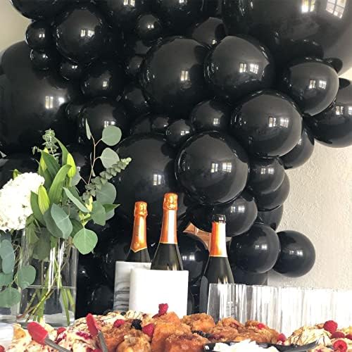 Labeol Black Balloons 151PCS Garland Arch Kit