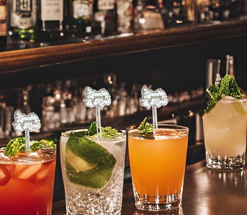 Personalized Drink Stirrers Set of 25 Custom Logo Cocktail Sticks