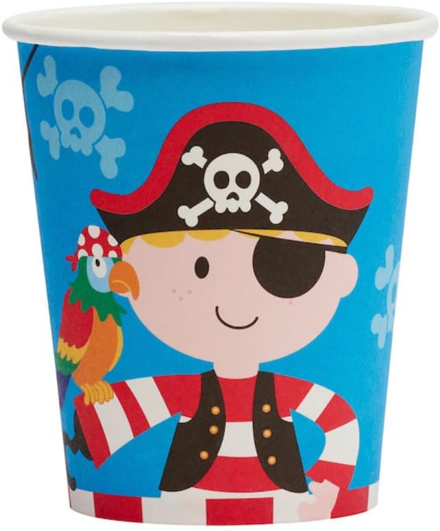 Pirate Party Supplies Set for Boys - 72 Pieces