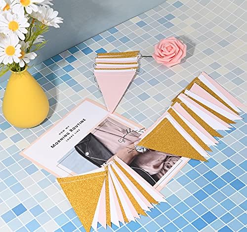 MerryNine Triangle Flag Bunting Banner 3 Pack 30 Feet