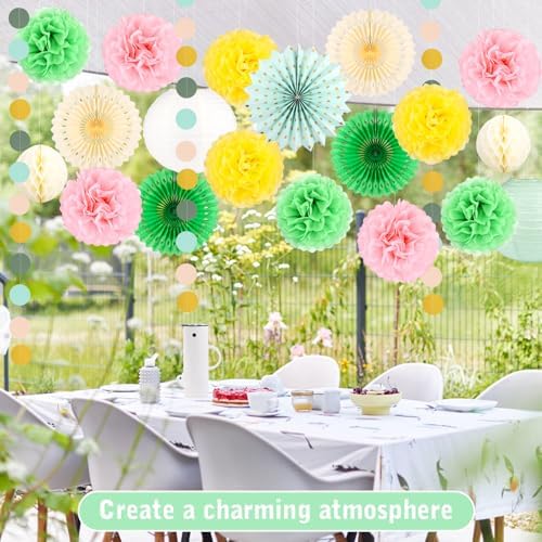 21 Pcs Hawaiian Pool Party Decorations Set