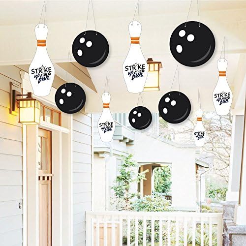 Strike Up the Fun Bowling Hanging Decor 10 Pieces