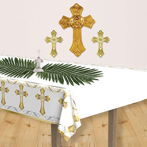Beistle Religious Tablecover 54 x 108 2 Pack Party Supplies