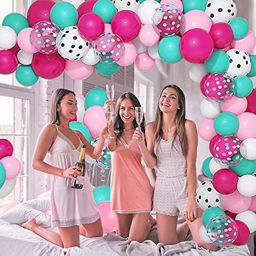 142Pcs Surprise Party Balloons Garland Kit with 5 Tools