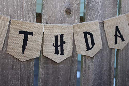 Handmade Harry Potter Birthday Banner Burlap Bunting Decorations