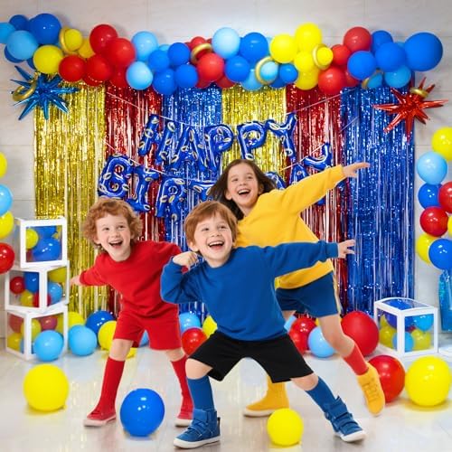 Cartoon Blue Hedgehog Birthday Banner Decorations