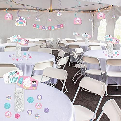 Big Dot of Happiness Ice Cream Decoration Kit - 51 Pieces