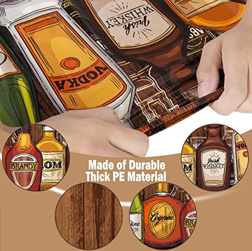 Whiskey Party Tablecloths 2Pcs Decor for Birthday Events