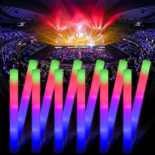 100 11 Pack Foam Glow Sticks Party Supplies