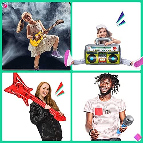 BBTO 15 Piece Inflatable Rock Star Toy Set