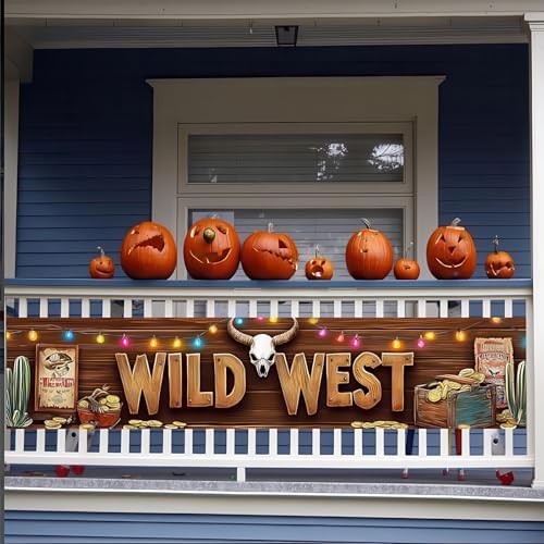 Wild West Decor Banner 118 x 20 Inches