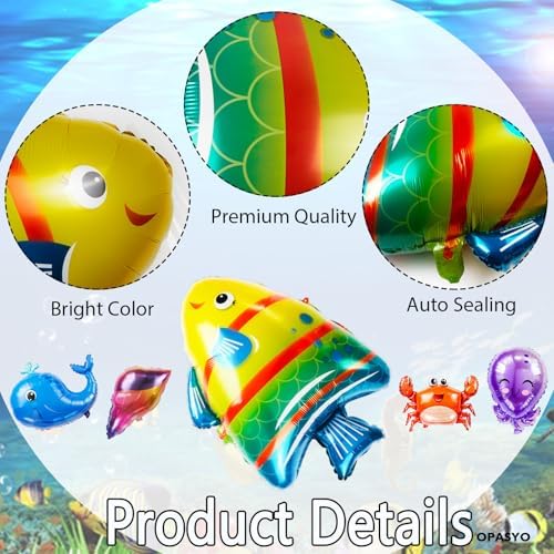 Sea Animal Balloons for Under the Sea Party Decorations