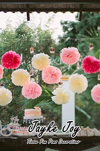 20 Pcs Pink Mix Tissue Pom Poms Party Decor Kit