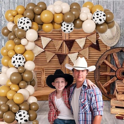 Wild West Cowboy Birthday Decorations Balloon Arch Garland Set