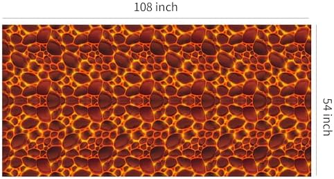 Volcano Party Tablecloth Set 3 Pack 54x108 Inches