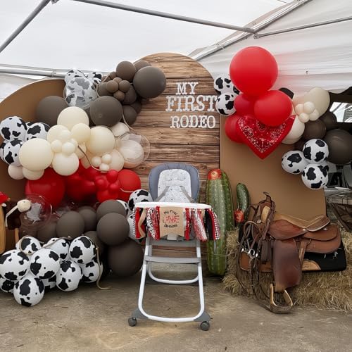 Froova Western Cowgirl Balloons 60 Pcs Party Decor