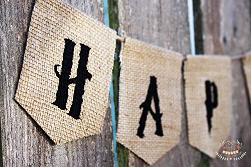 Handmade Harry Potter Birthday Banner Burlap Bunting Decorations