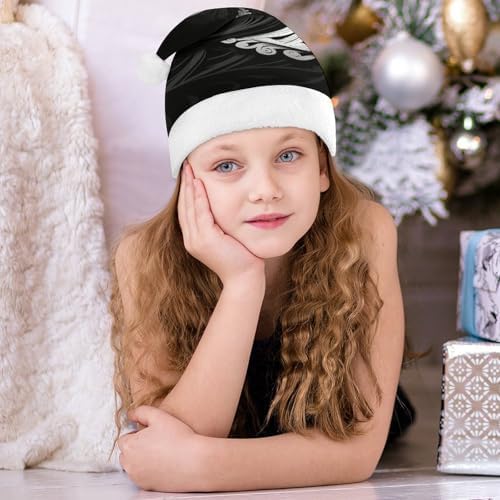 Santa Hat Black And White Christmas Party Headwear