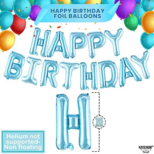 KatchOn Light Blue 1 Balloon - Pack of 3
