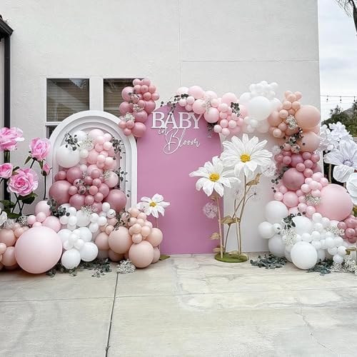Pink Balloons 113Pcs Different Sizes Boho Decor Kit