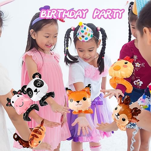 Libima 200 Pcs Inflatable Animal Wrist Balloons Party Decorations