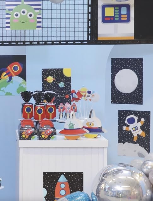 Astronaut Party Favor 8 Gable Box Set