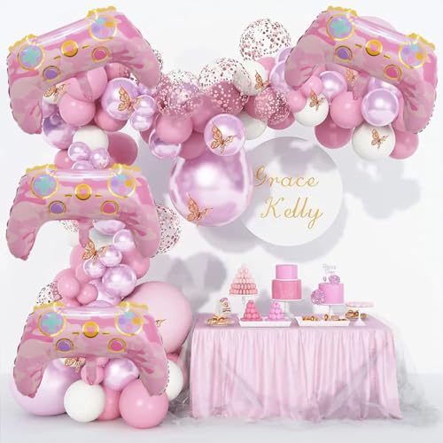 Video Game Balloons 4PCS 26 Inch Birthday Party Decorations
