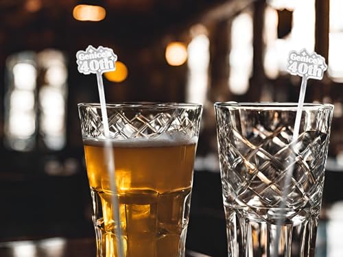 Personalized Drink Stirrers Set of 25 Custom Logo Cocktail Sticks