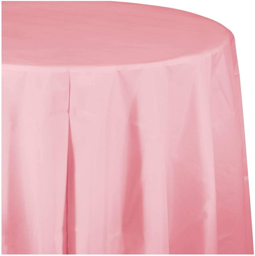 Creative Converting Tablecover 82 Inch Classic Pink