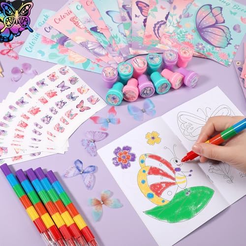 BenLouis 96Pcs Butterfly Party Favor Set