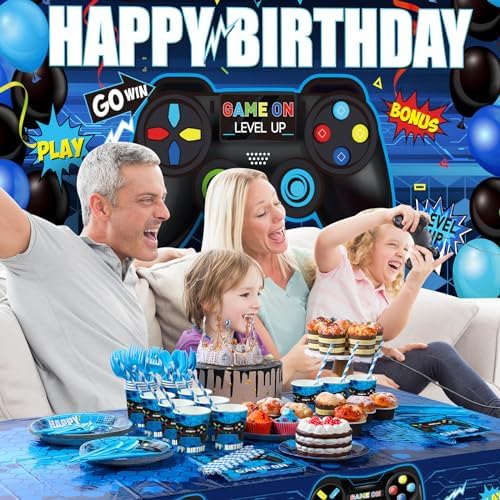 Tatuo 152 Piece Video Game Party Decor Set