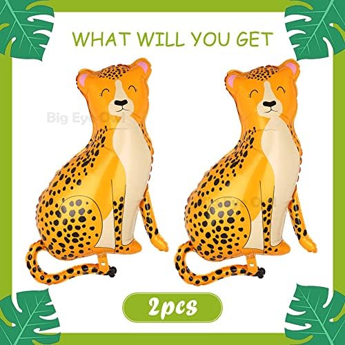 Big Eye Owl Giant Leopard Foil Balloons