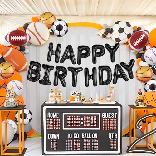 Ushinemi Sports Birthday Balloon Decorations