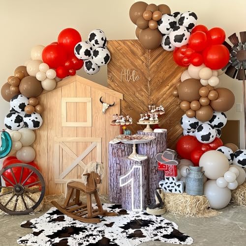 Froova Western Cowgirl Balloons 60 Pcs Party Decor