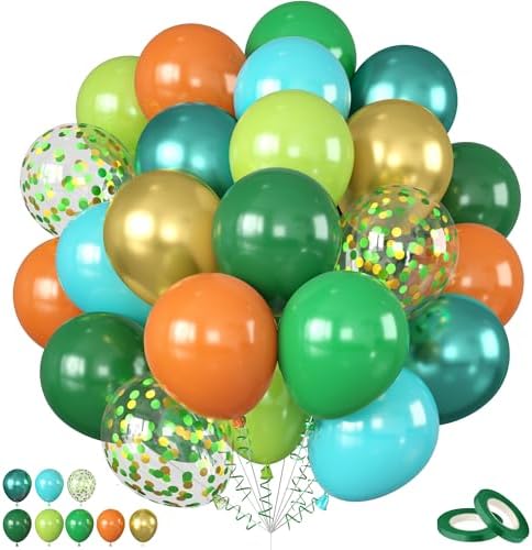 Cudory Dinosaur Balloons 50 Pcs Party Decor