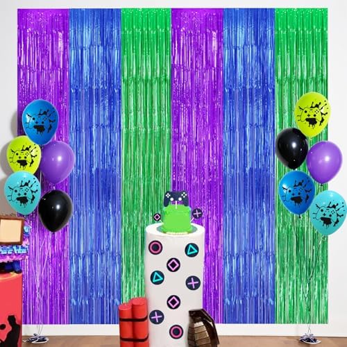 22pcs Video Game Birthday Decorations Set