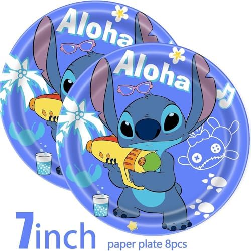 Lilo and Stitch 61 Pcs Birthday Party Supplies Set