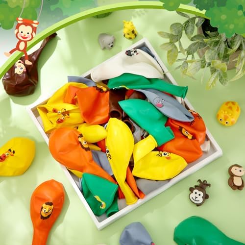 Censen 45 Pcs Animal Balloons 12 Inch Party Decor