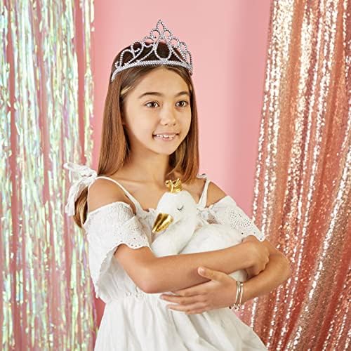 BLUE PANDA 12 Pack Princess Tiaras for Girls